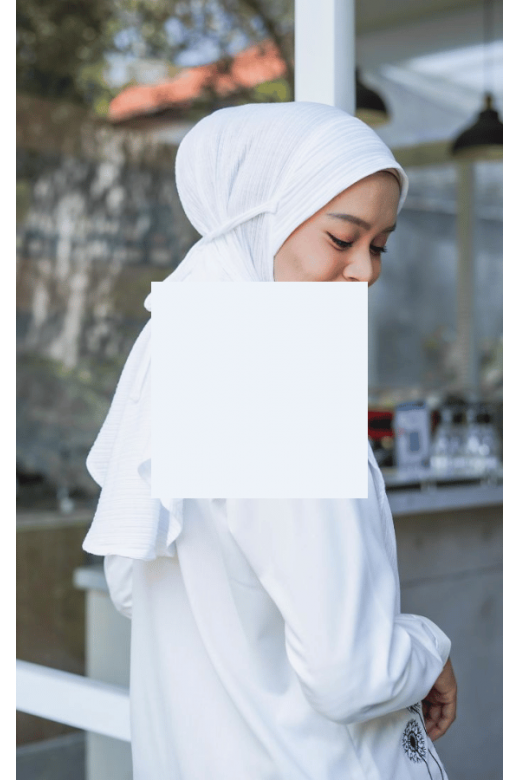 Bergo Kirana Knit Broken White